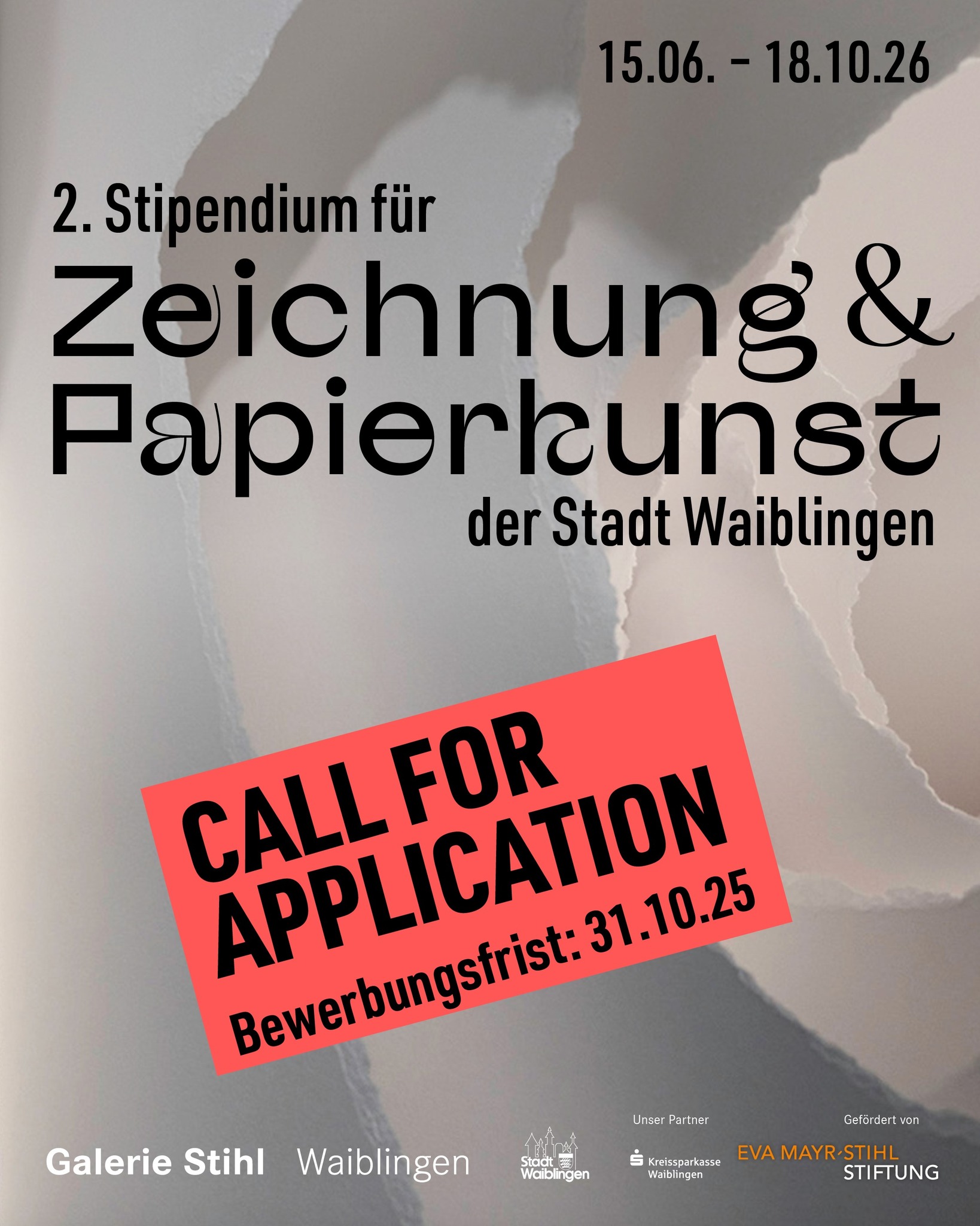 Waiblingen 紙張藝術駐村徵件